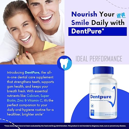 Miniatura 6 de Dentpure Probióticos orales para dientes y encías, píldoras de suplemento Dentpure - Máxima fuerza, probióticos avanzados totalmente naturales para