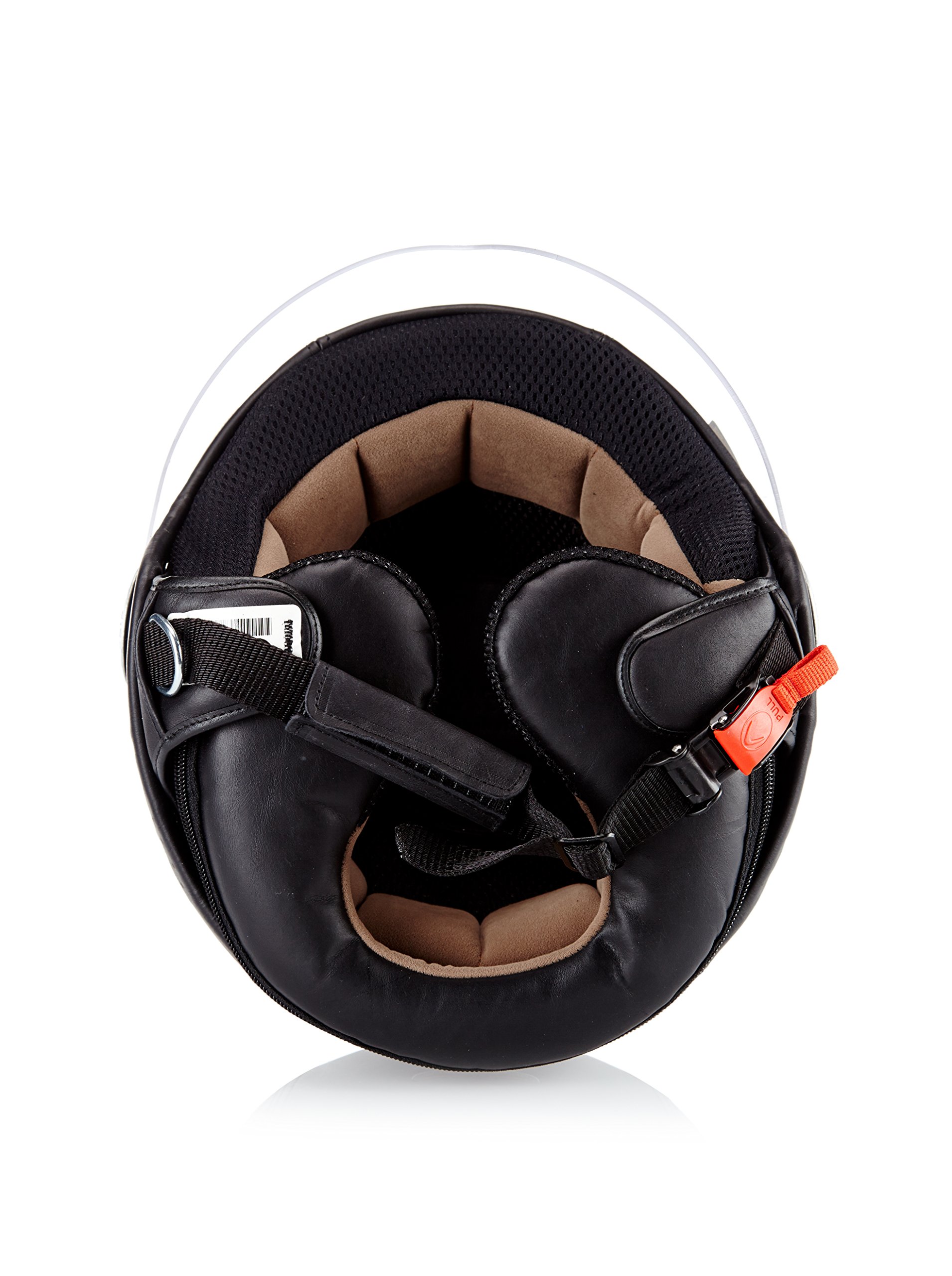 Andrea Cardone Casco da Motociclista Negro M (58 cm) : Amazon.es: Moda