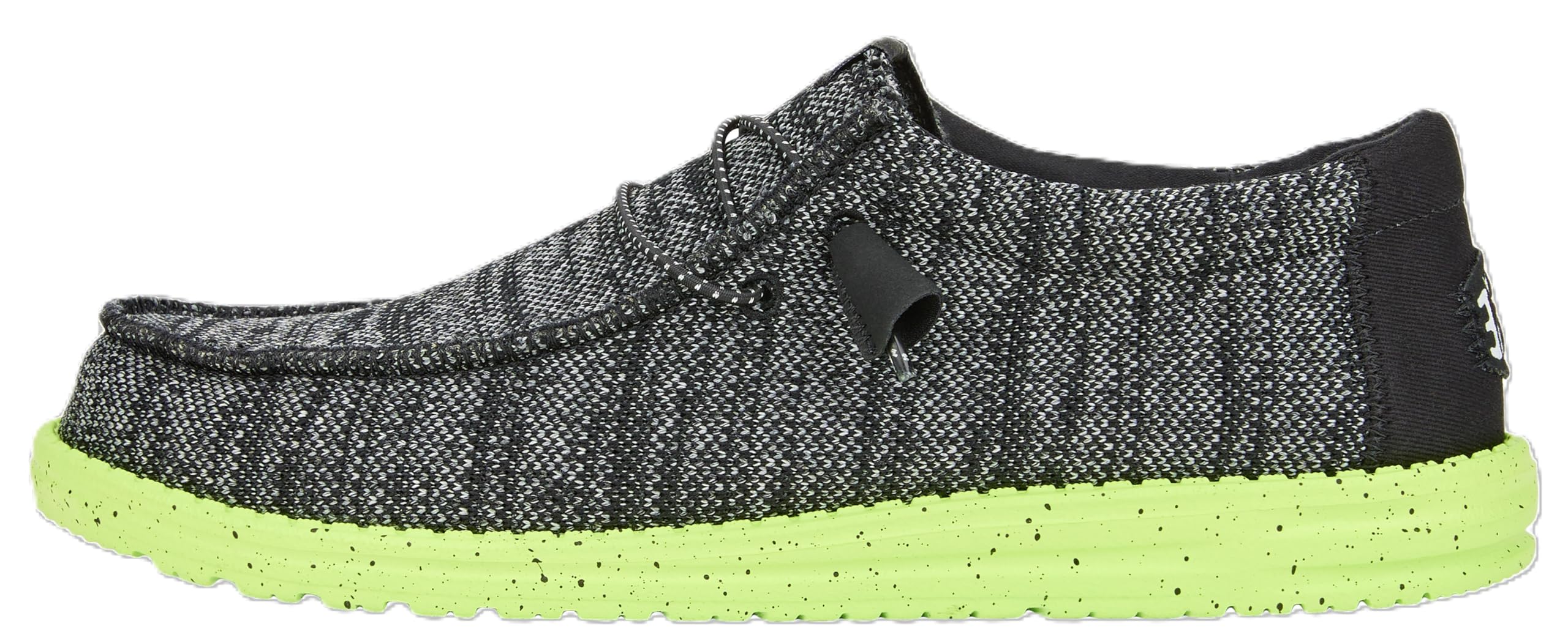 HEYDUDE Men’s Wally Stretch Sox Slip-On Loafer, Lightweight, Breathable, with Flex & Fold Outsole