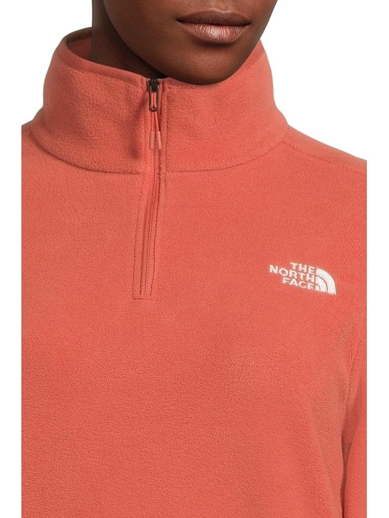 Orange The North Face Glacier Fleece ¼ Zip Jacket