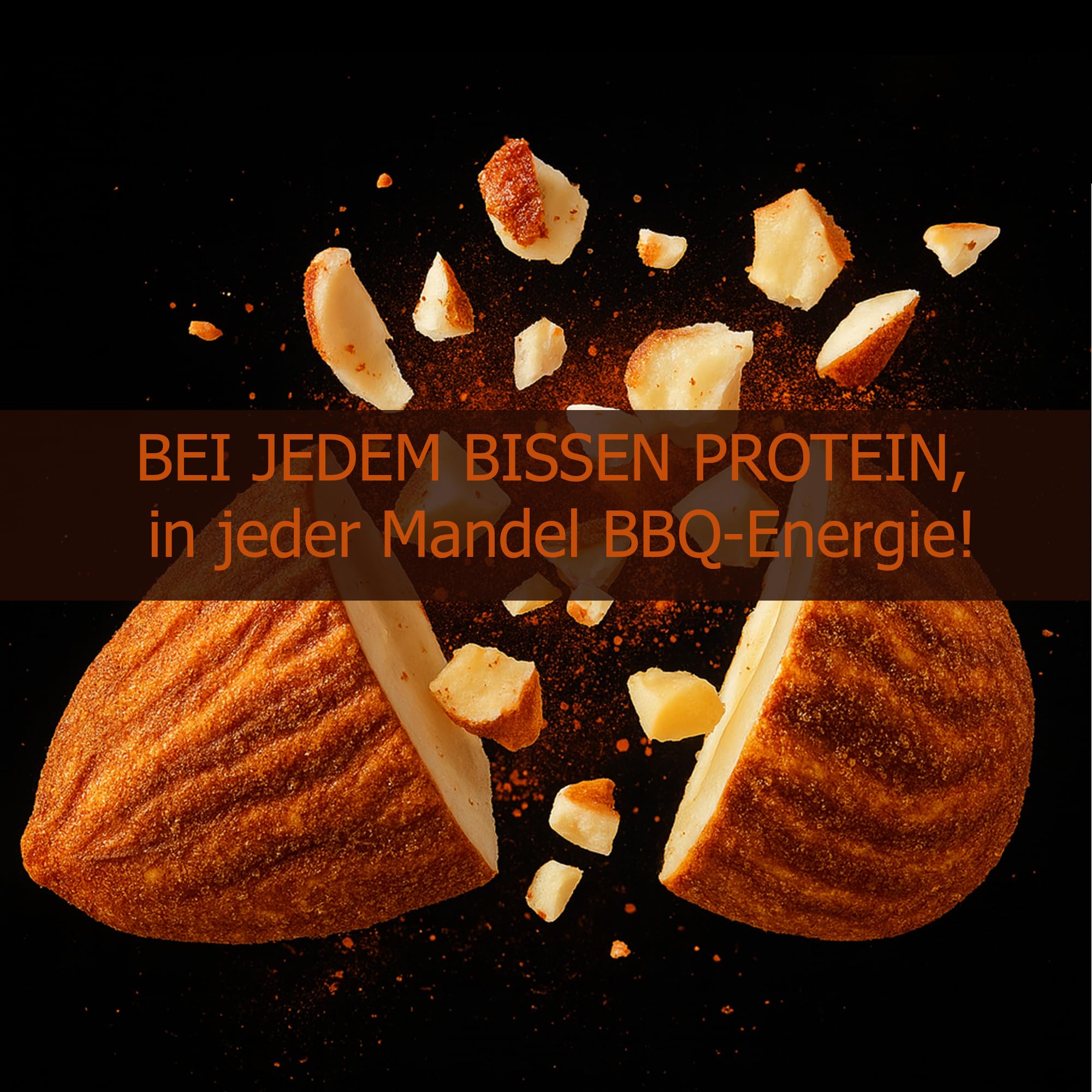 Alucra Mandeln geräuchert mit Puderrauchsalz Vorteilspaket 4 x 1kg - BBQ-Geschmack durch Röstung - Würzig & knusprig - Großmenge für Gastronomie, Events, Küche - rauchig, frisch & Luftdicht verpackt