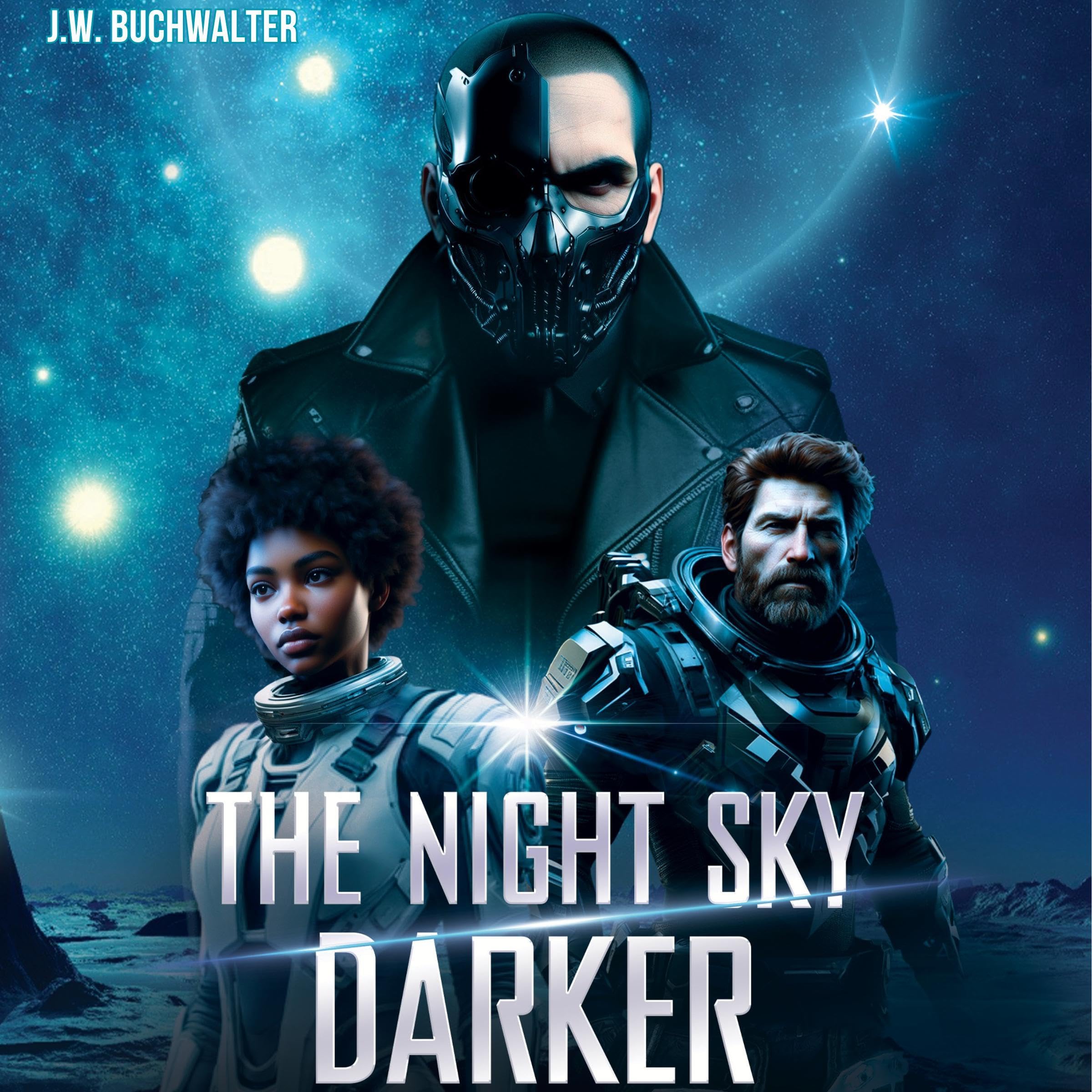 Cover art for The Night Sky Darker