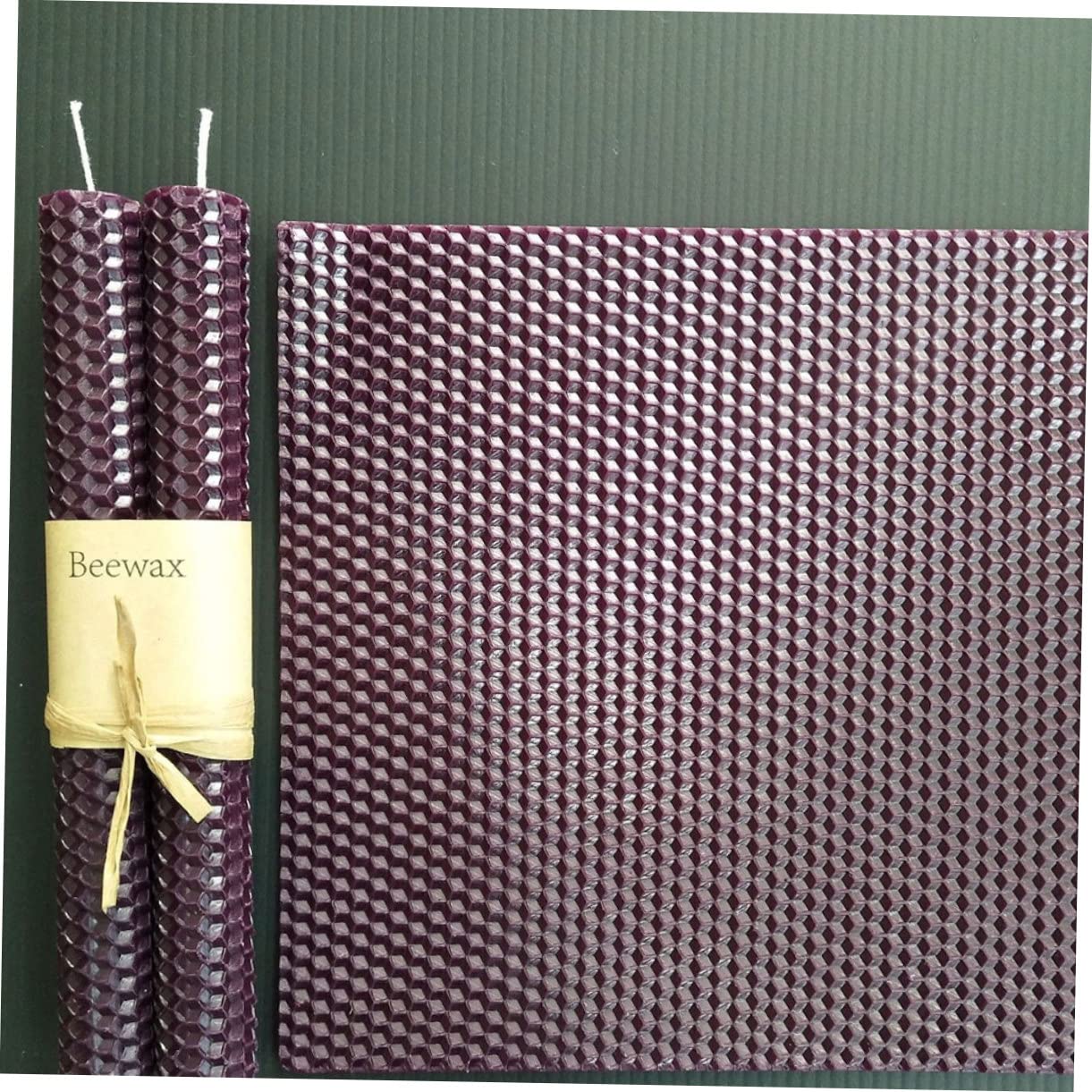 DIYEAH Juego de 10 Velas Cilíndricas para Hacer Velas Aromáticas DIY Color Aleatorio de Cera de Abejas con Núcleo de Algodón en Cenas y Banquetes