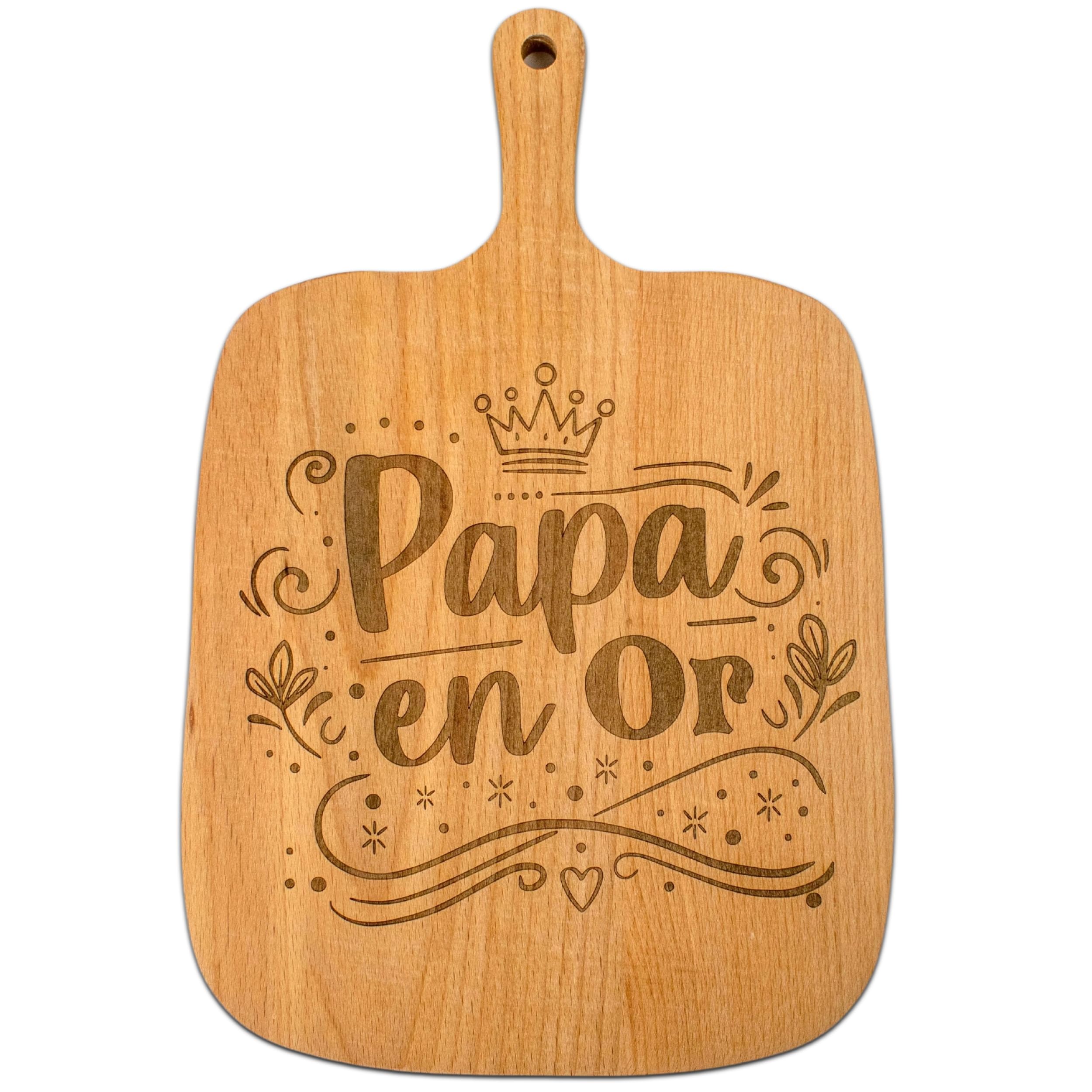 Planche apéro Papa en Or, idée cadeau Fête des Pères