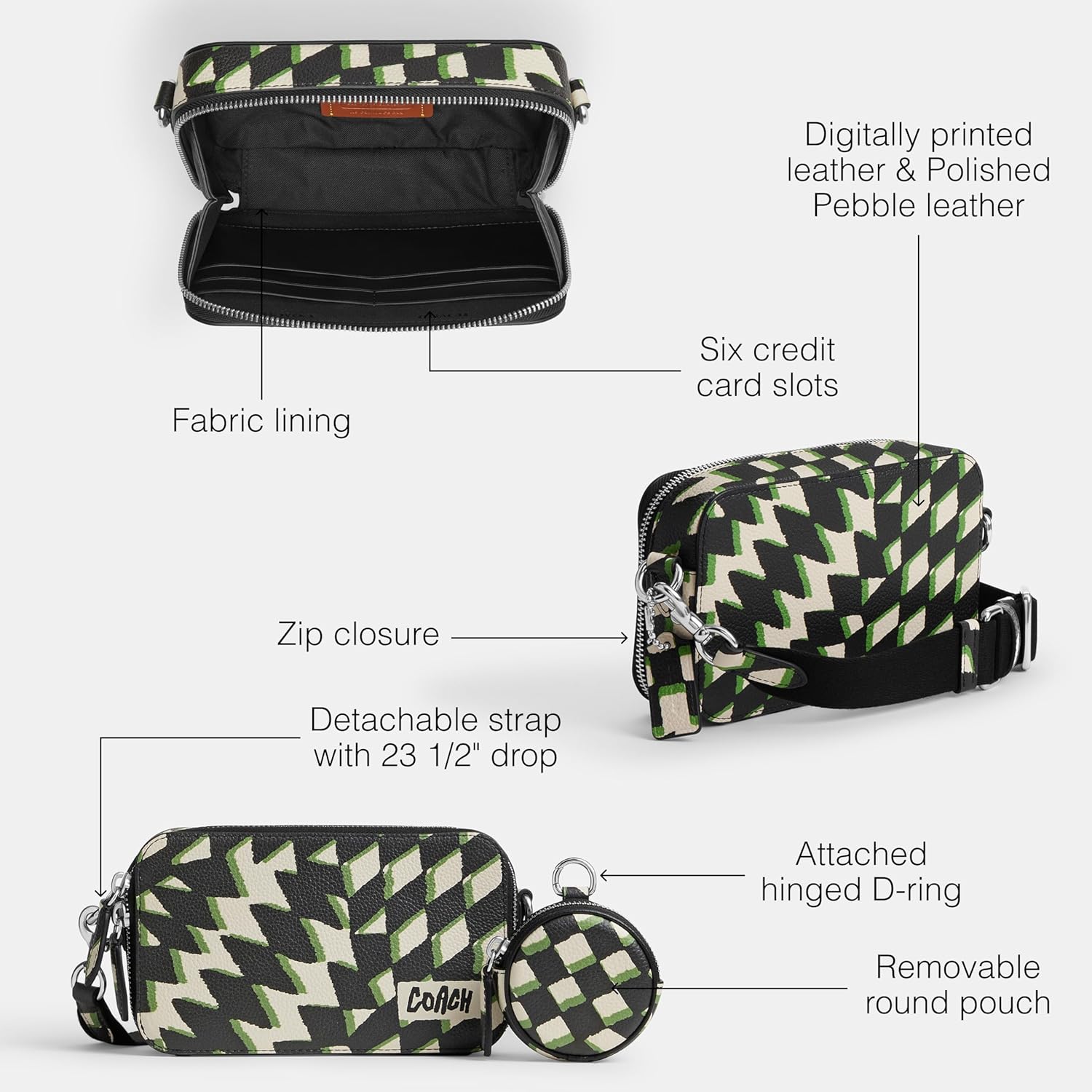 COACH mens Charter Slim Crossbody - Image 3