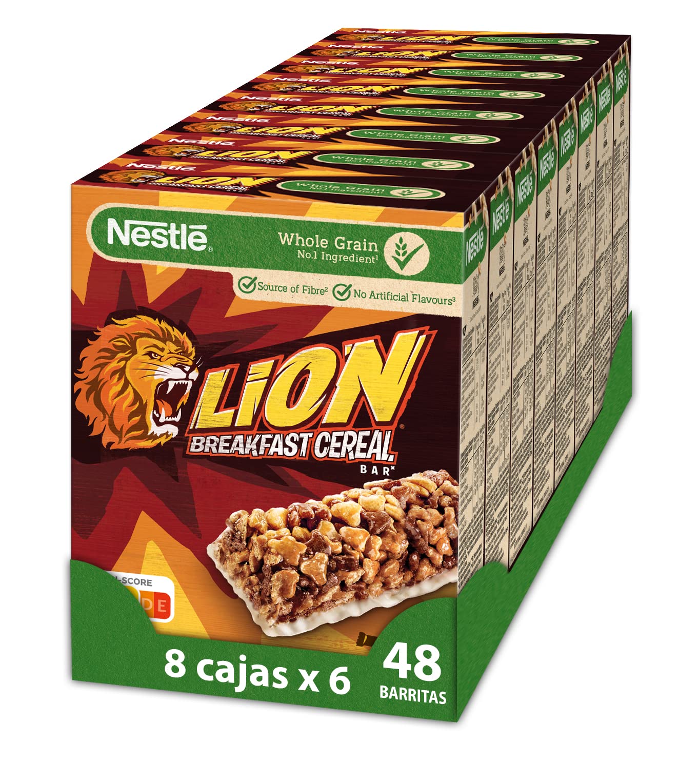 Cereales Nestlé Lion Barritas pack de 8