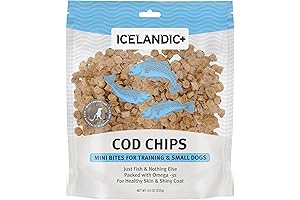 Icelandic Mini Fish Chips: Cod - Dog Treats