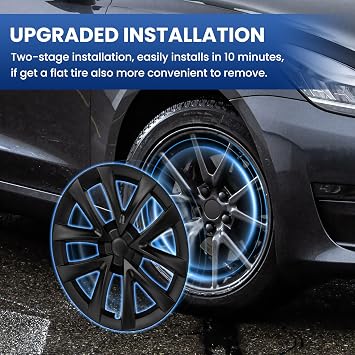 Model 3 Wheel Covers 18 Inch Aero for Model 3 2017-2023,1PCS
