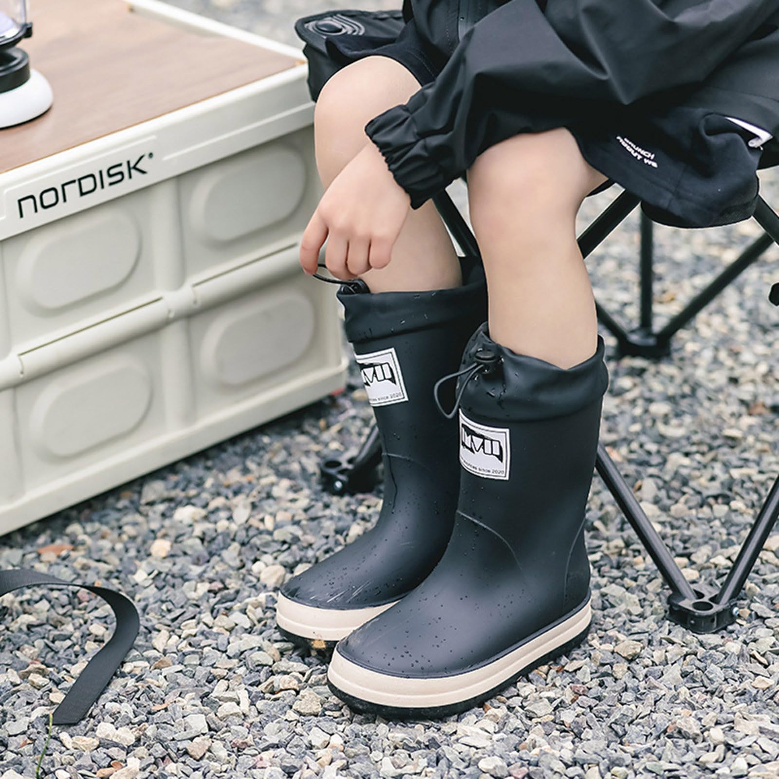 Stivali da Pioggia Antiscivolo per Bambini, Ragazzi e Ragazze, Scarpe per Bambini, Stivali per Bambini Unisex, Stivali da Esterno