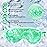 Cooling Eye Mask with Gel Bead, Reusable Cold Compress Ice Pack Sleeping Eye Cooling Pads for After Eyelid Surgery, Puffiness, Puffy Eyes, Headache, Migraine Relief (Green)
