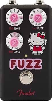 Amazon | Fender/Fender x Hello Kitty Black Fuzz Pedal ファズ