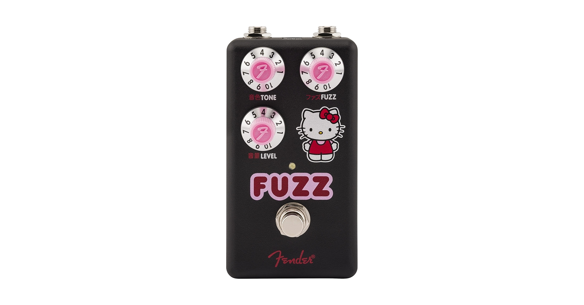 Amazon | Fender/Fender x Hello Kitty Black Fuzz Pedal ファズ