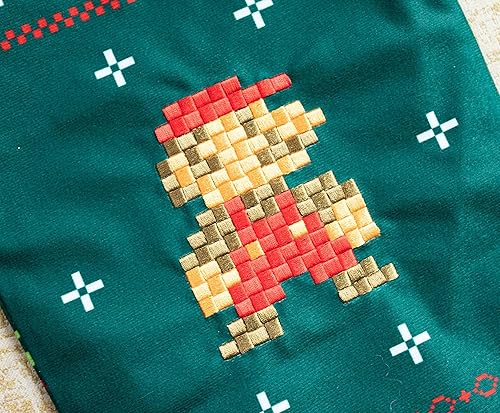 Miniatura 4 de Nintendo Super Mario Bros. Calcetines navideños bordados retro