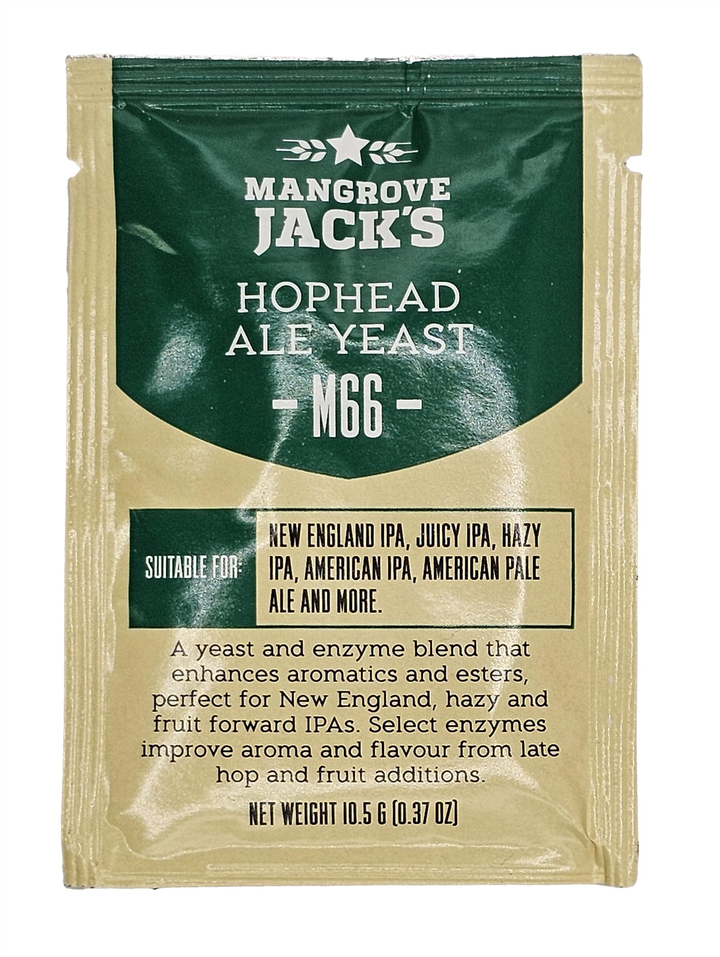Mangrove Jacks Hefe Hophead Ale Hefe M66 Craft Series Hefe 10 g Leckereien 23 l