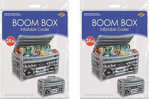 Miniatura 9 de Beistle Inflatable Cooler  50's & 80's Party Decorations, Drink Containers, Beverage Cooler, Music Themed Decorations Decades