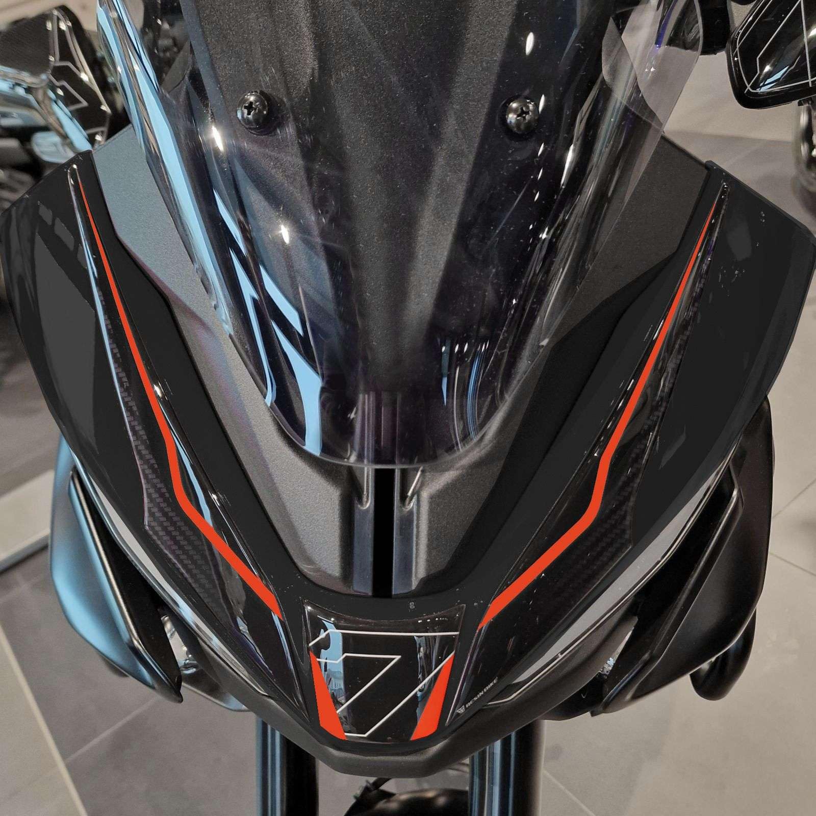 Resin Bike Kit Aufkleber Motorrad Kompatibel Mit Yamaha Tracer 7 2025-2026 Midnight Black. Schutz Grip Motorrad Tank-Schutzfolie vor Stößen und Kratzern. Kit Aufklebersatz 3D-Harzklebstoff