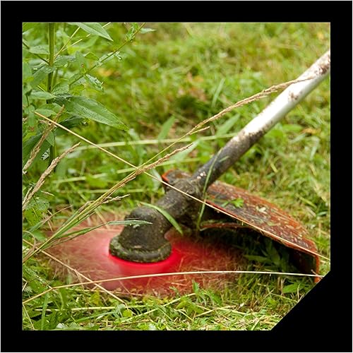 Miniatura 3 de Oregon 295504-0 - Desbrozadora universal de 2 dientes para Stihl, Husqvarna, Mitox, Echo, Kawasaki y otras máquinas, color rojo