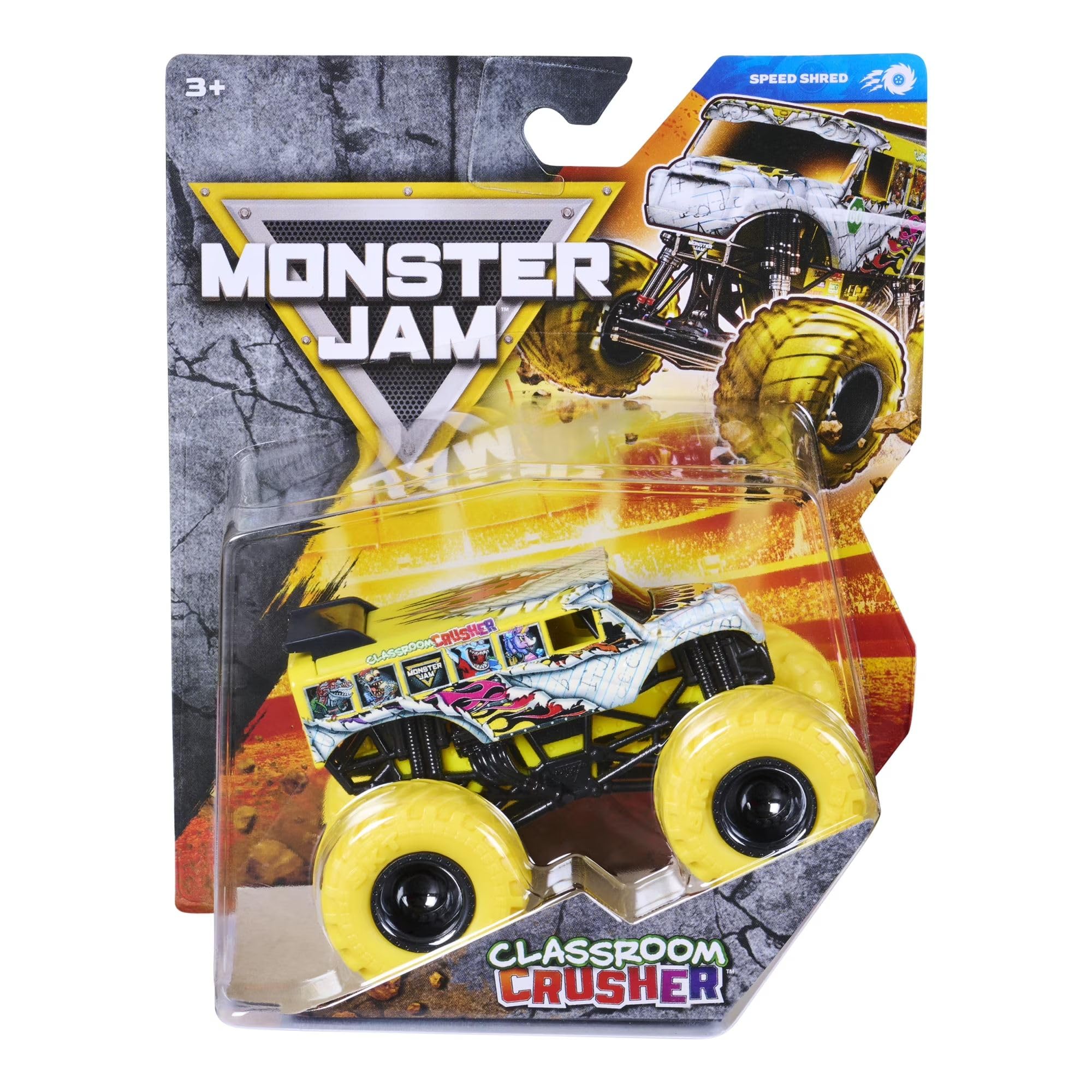 Monster Jam 2026 Official 1:64 Diecast Truck Series 46 Speed Shred