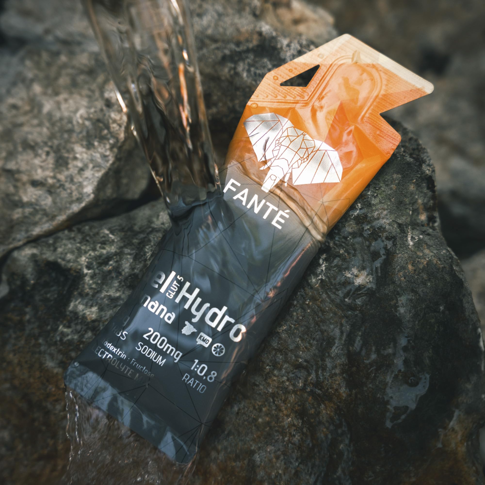 FANTÉ Pack Hydro 35 | 6 Geles Energéticos con 35 g de Carbohidratos | 3 Unidades de Cada Sabor para Running, Ciclismo y Resistencia