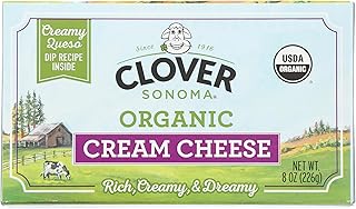Clover Sonoma Organic Cream Cheese bar 8oz, 8 oz