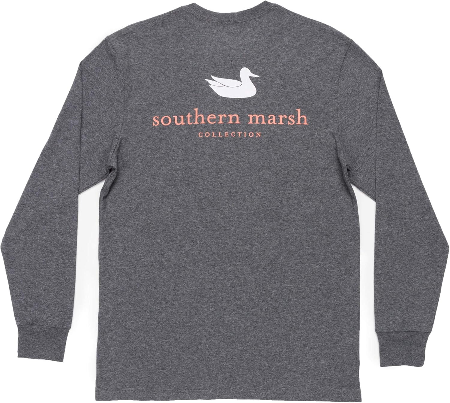 Southern Marsh Men’s Authentic Collegiate T-Shirt – Long Sleeve Casual Graphic Tee