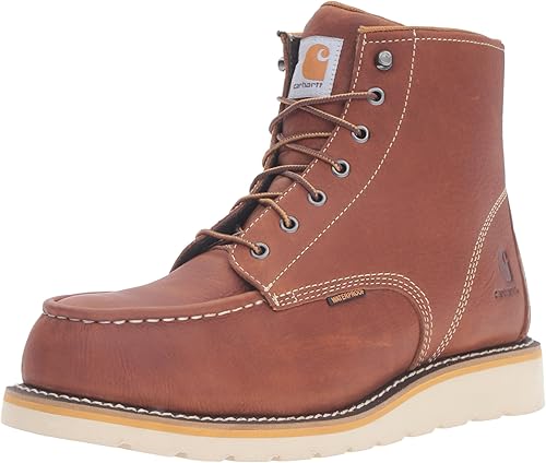 Carhartt Men's 6 Inch Waterproof Wedge Steel Toe Work Boot