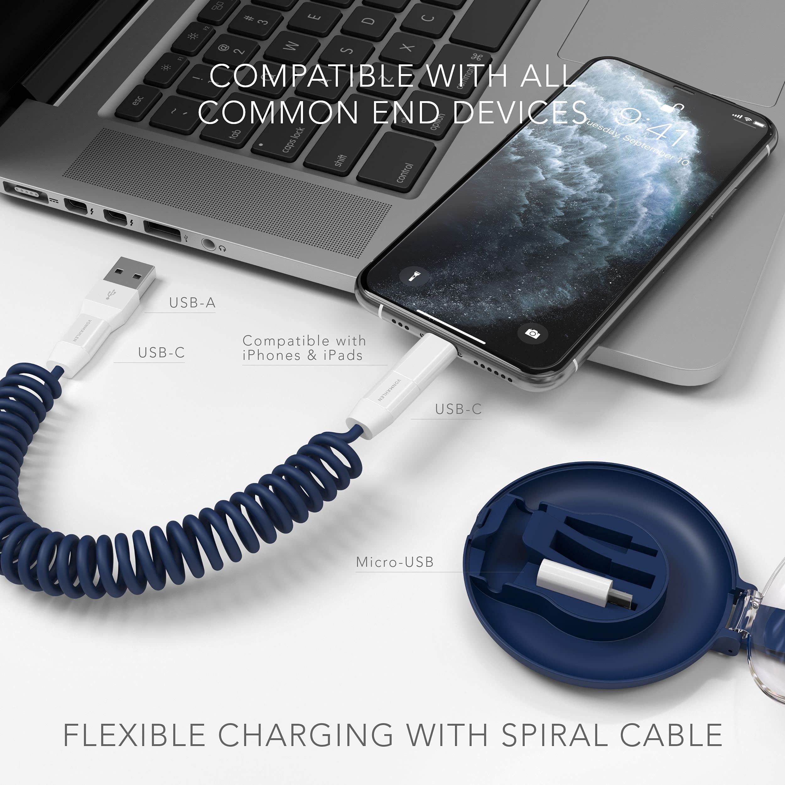 Amazon.co.jp: VONMAHLEN allroundo C - オールインワン 充電ケーブル Amazon.co.jp: VONMAHLEN allroundo C - オールインワン 充電ケーブル