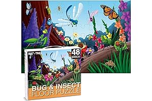 Shimmer and Shine 48 Piece Floor Puzzle - Giant Bugs and Insects Jigsaw Puzzle