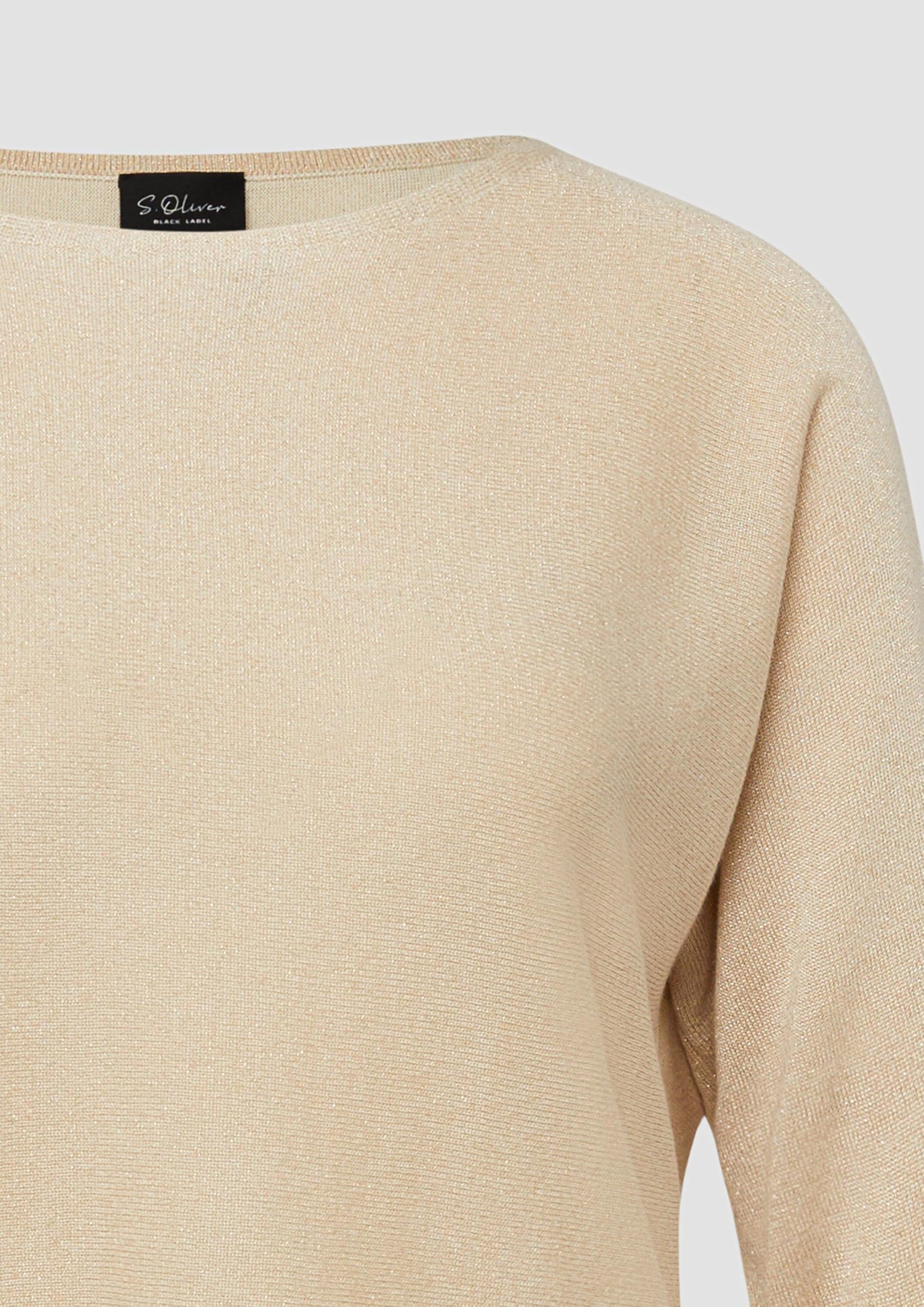 s.Oliver Damen Strickpullover – Feinstrick, U-Boot-Ausschnitt, Relaxed Fit