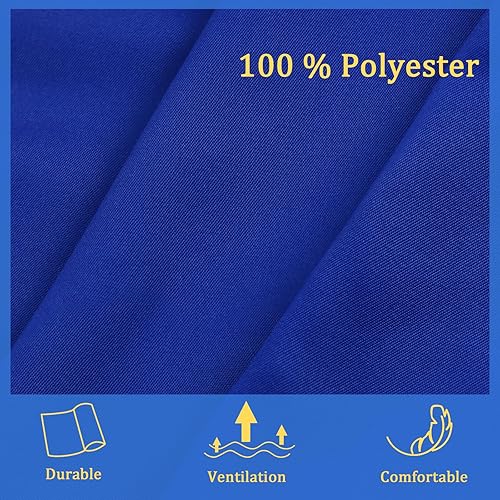 Miniatura 5 de Paquete de 4 delantales de chef, delantal ajustable con 2 bolsillos, delantal personalizado unisex para cocinar, cocina, restaurante