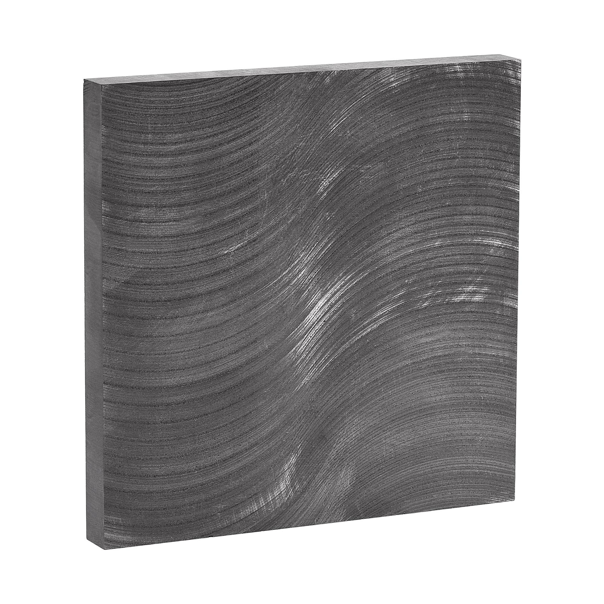 sourcing map 1Stk. Graphitplatte 100mmx100mmx10mm Graphit Rohblock für experimentelle Elektrode Elektrolyse Galvanisieren Schwarz