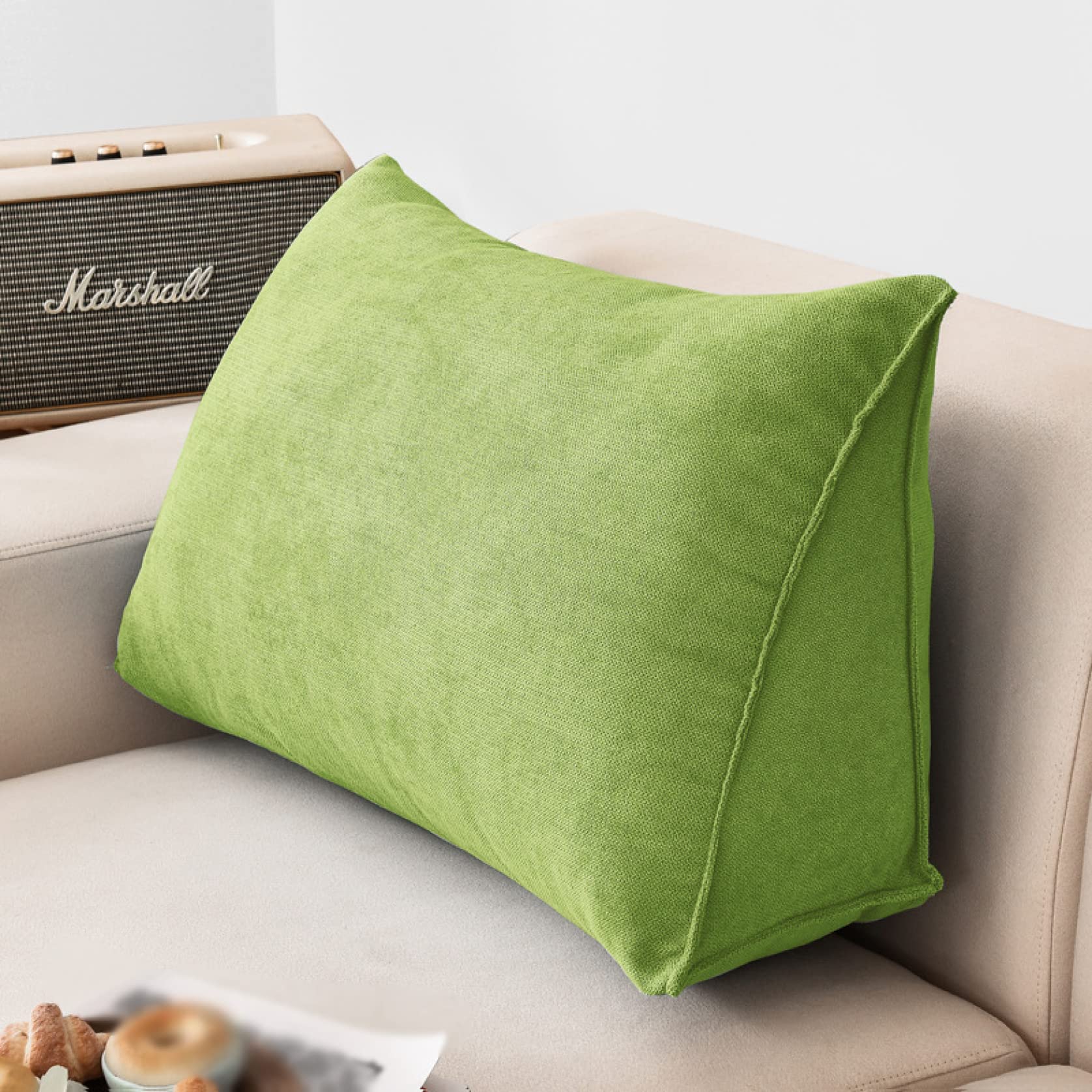 Amazon｜mongdodo 三角 クッション 背もたれ クッション