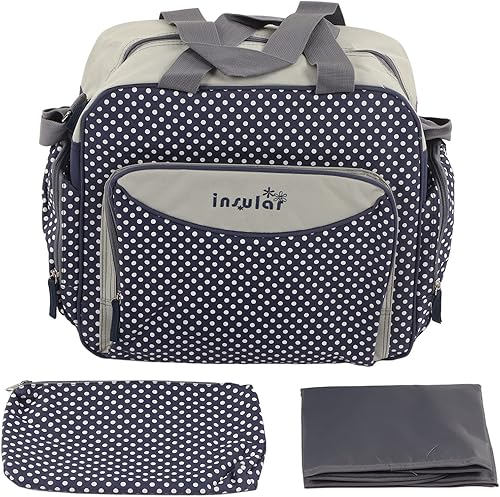 Miniatura 5 de ViaGasaFamido Bolsa de pañales para bebé, impermeable, bolsa de pañales de viaje de un solo hombro, bolsa multifuncional para momia, bolsa de