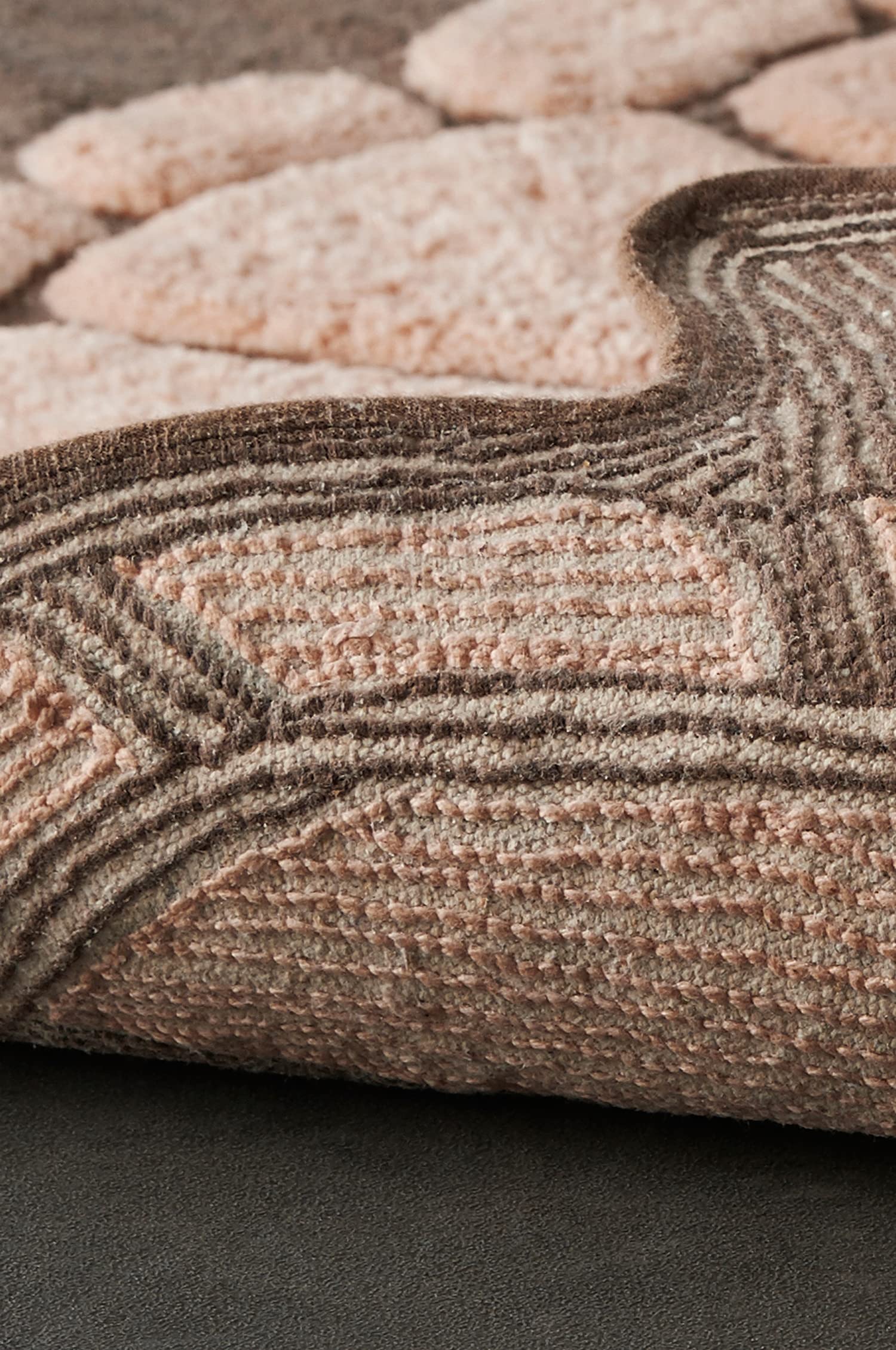 ELLOS Home Badematte Lazy in Form Einer Schildkröte, Staycation Kollektion, Deko für das Badezimmer, nachhaltige Baumwolle, Oeko-TEX® Standard 100 Zertifiziert - Rosa, 75X98 cm