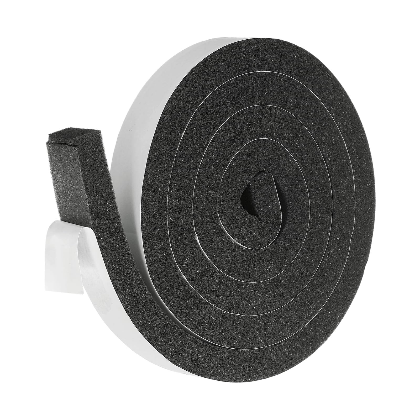sourcing map Weather Stripping Door Seal, 30mm x 20mm Adhesive Foam Tape Seal Soundproof Insulation Strips for Door Frame Window Gaps (6.5 Feet)