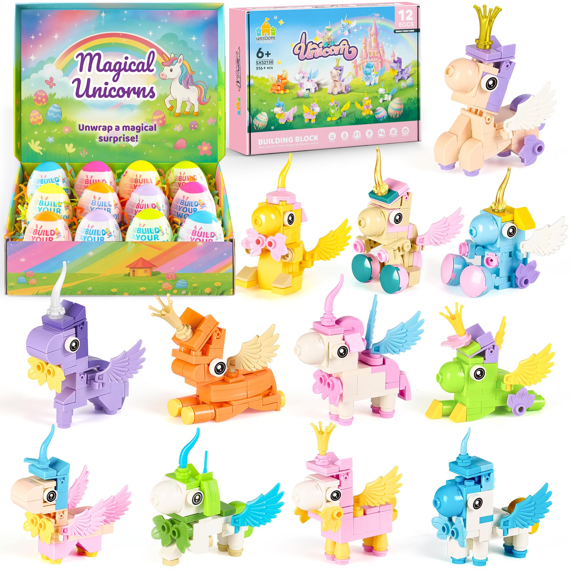 Amazon.com: Easter Party Favors & Egg Hunt Prizes for Kids – 12