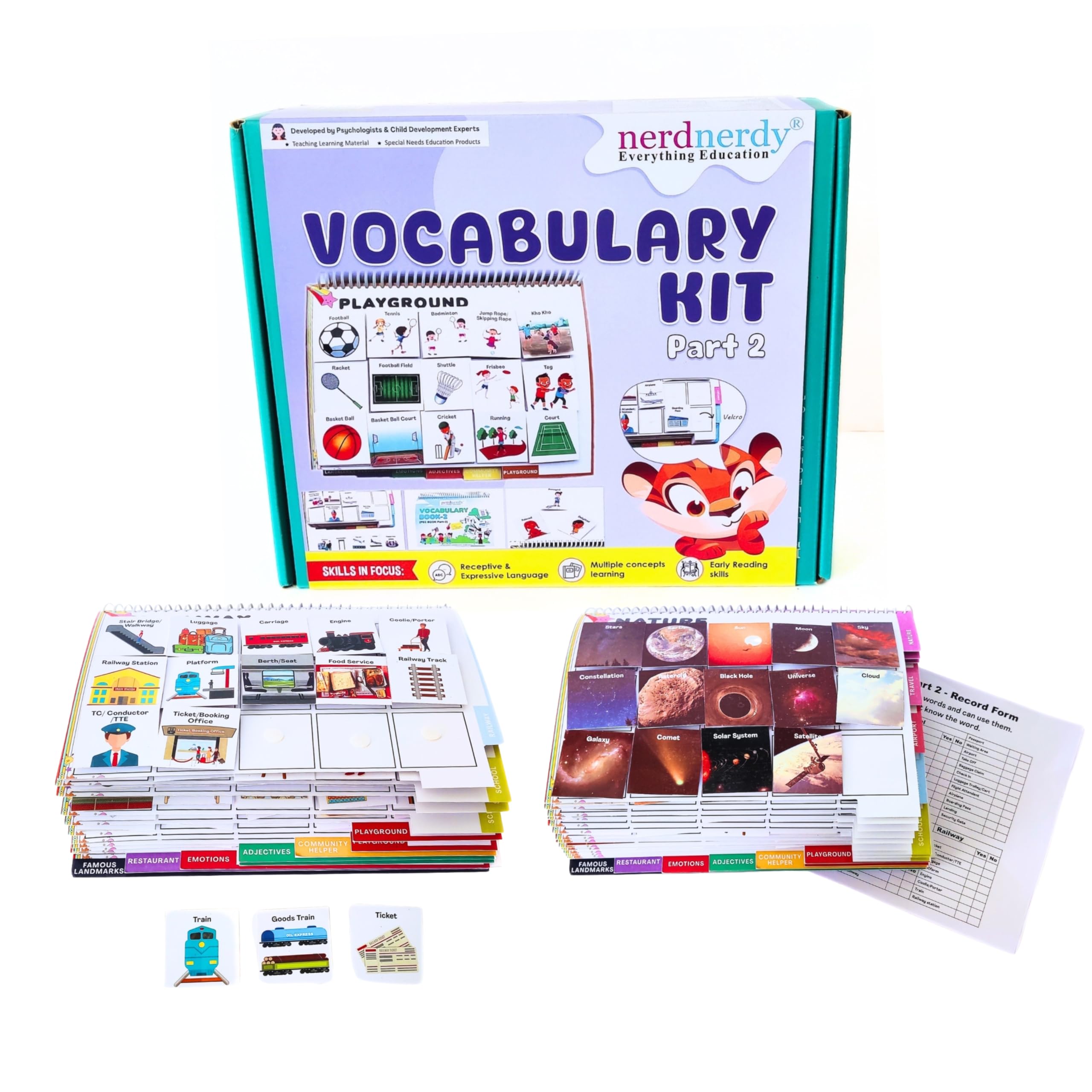 Buy NerdNerdy Vocabulary & PEC Kit Part 2 for Children with Autism