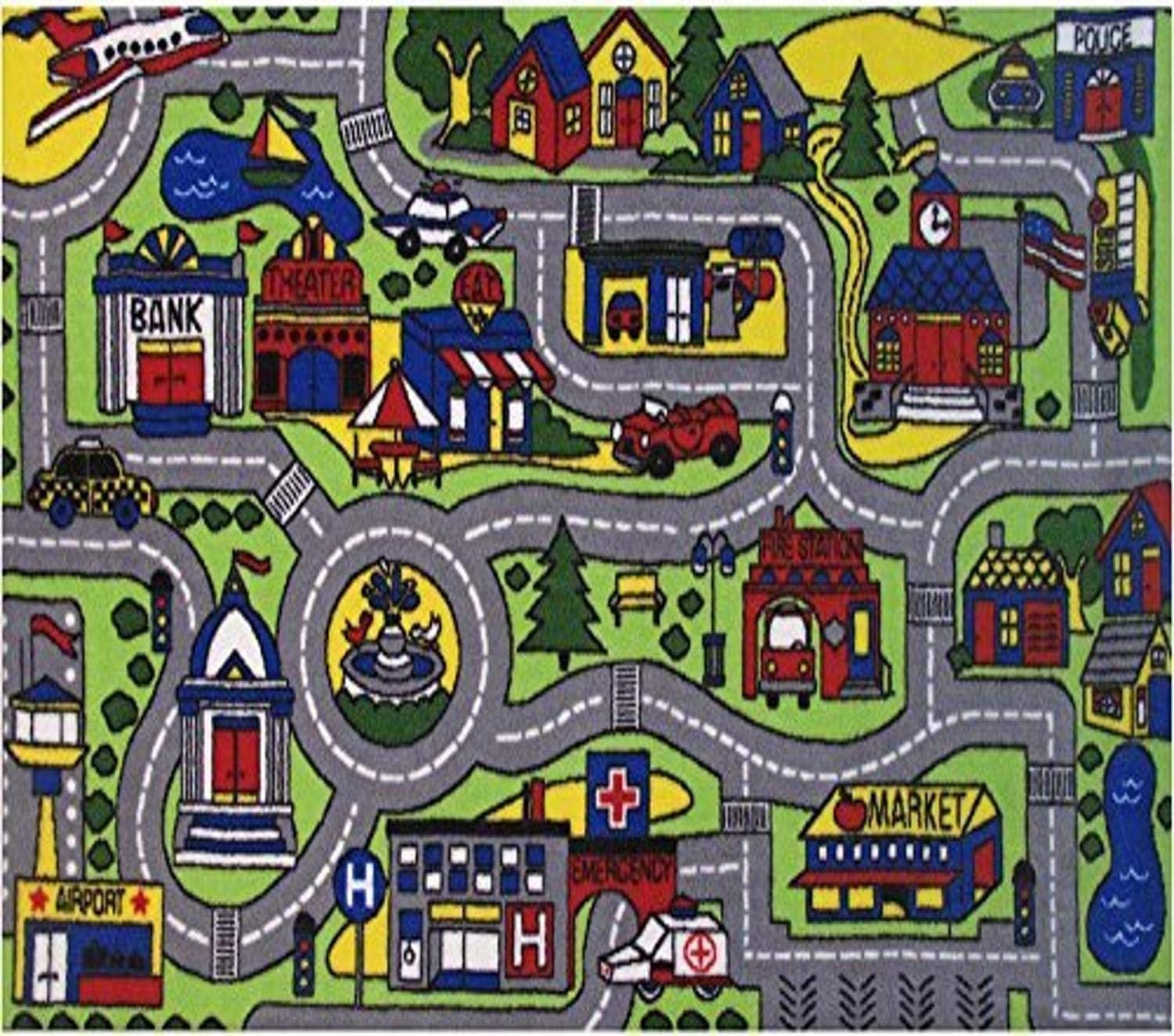 Fun Rugs Fun Time Driving Time Novelty Rug, 19 x 29 Home