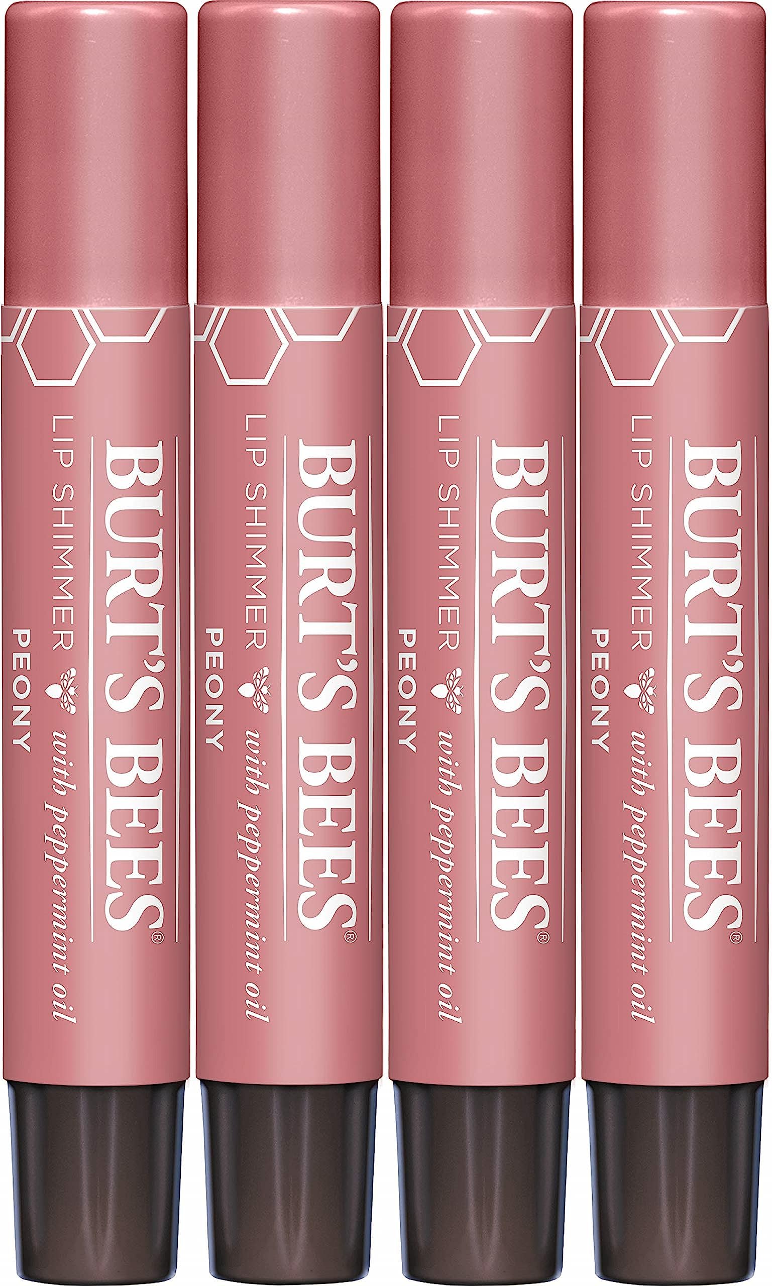 Burt's Bees Shimmer Lip Tint Set, Tinted Lip Balm Stick