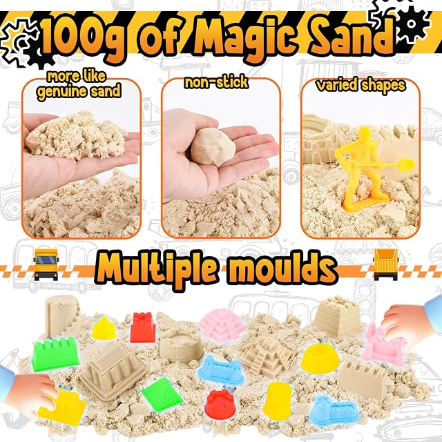 Foto 6 de 7 de Arena Juguetes Mágica para Niños, Arena Juguete con 1KG Sand