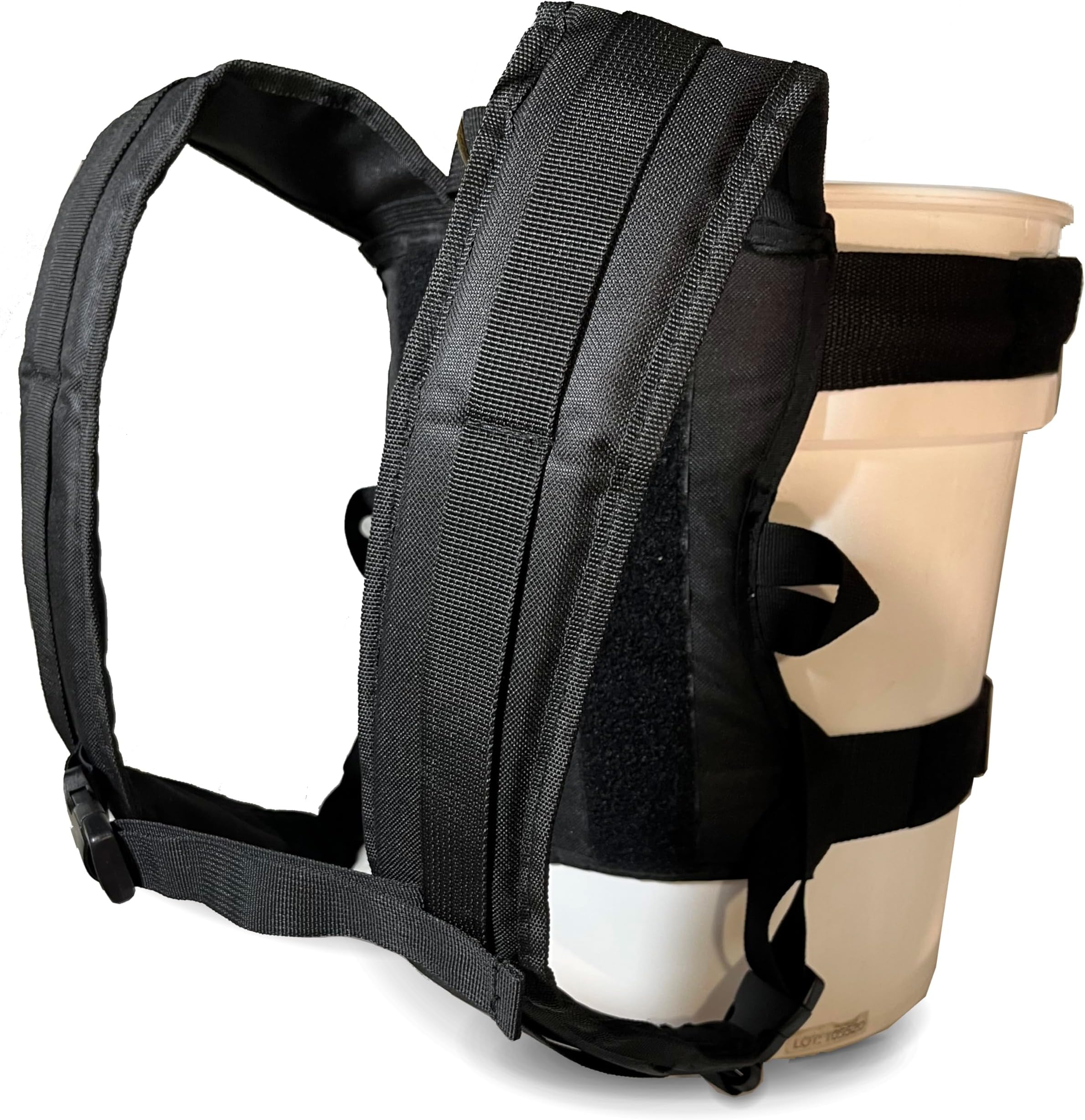 Strap Pack Backpack for 5 Gallon Buckets for Fishing, Picking Apples and Sports