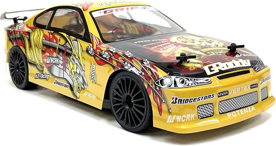 ドリフトラジコンセット Amazon.co.jp: 【塗装済み完成品フルセット】2.4GHz RTR 1/14