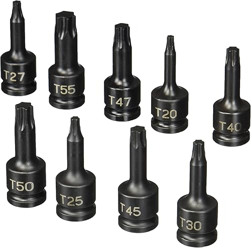 Grey Pneumatic (1200T 38" Drive 9 piezas interno Star Impact Driver Socket Set