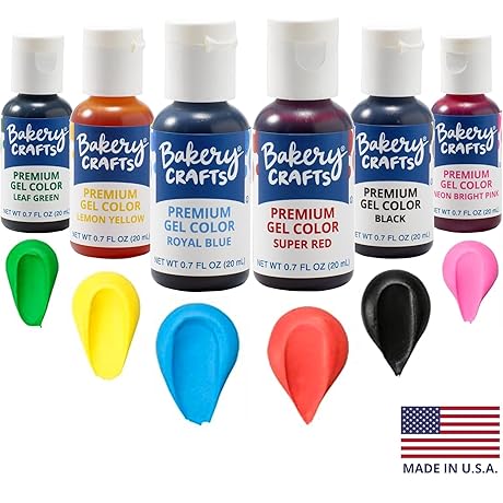 Bakery Crafts Premium Gel Food Color: Vibrant Edible Coloring for Your Baking Creations