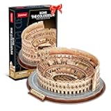 CubicFun 3D Puzzles for Adults Kids New Version Italy Rome Colosseum Jigsaw Puzzle DIY Building Model Kit Easter Gift for Boys Girls Age 10+, 163 Pieces Puzzles for Kids Ages 8-10