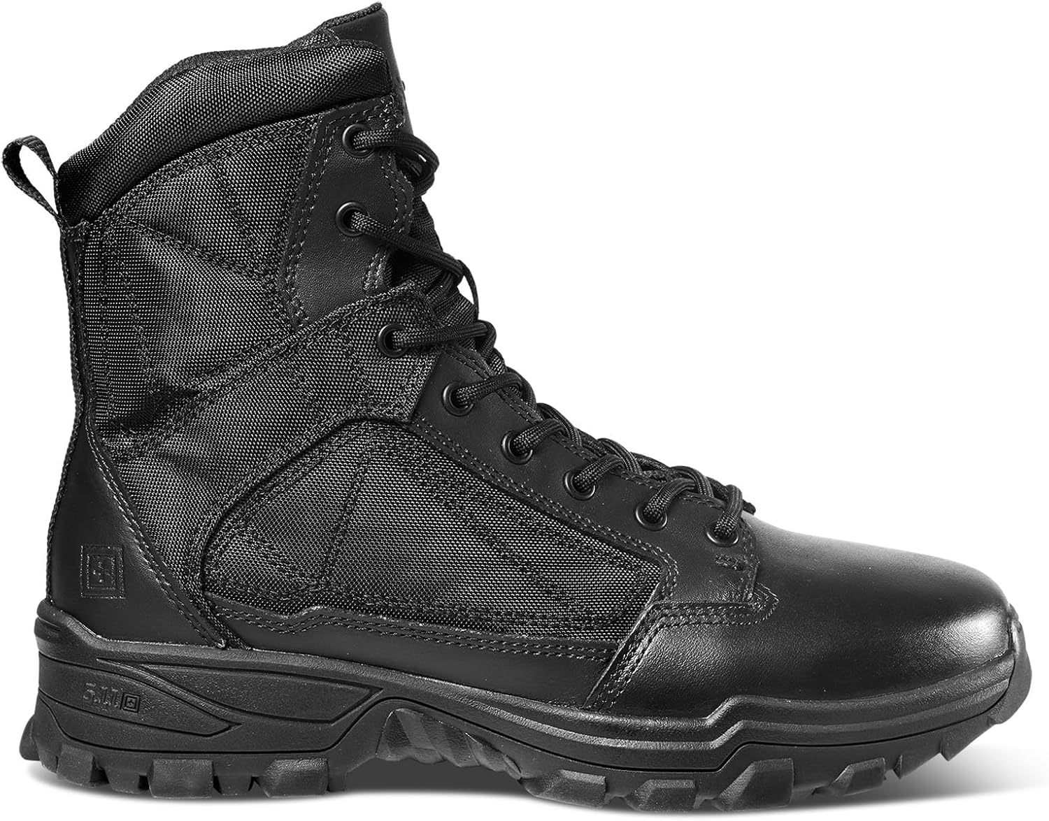 5.11 Tactical Men's Fast-Tac 6-Inch Boots, Professional Work Boot, Lightweight Rugged Duty Patrol Shoe, Black, Style 12380