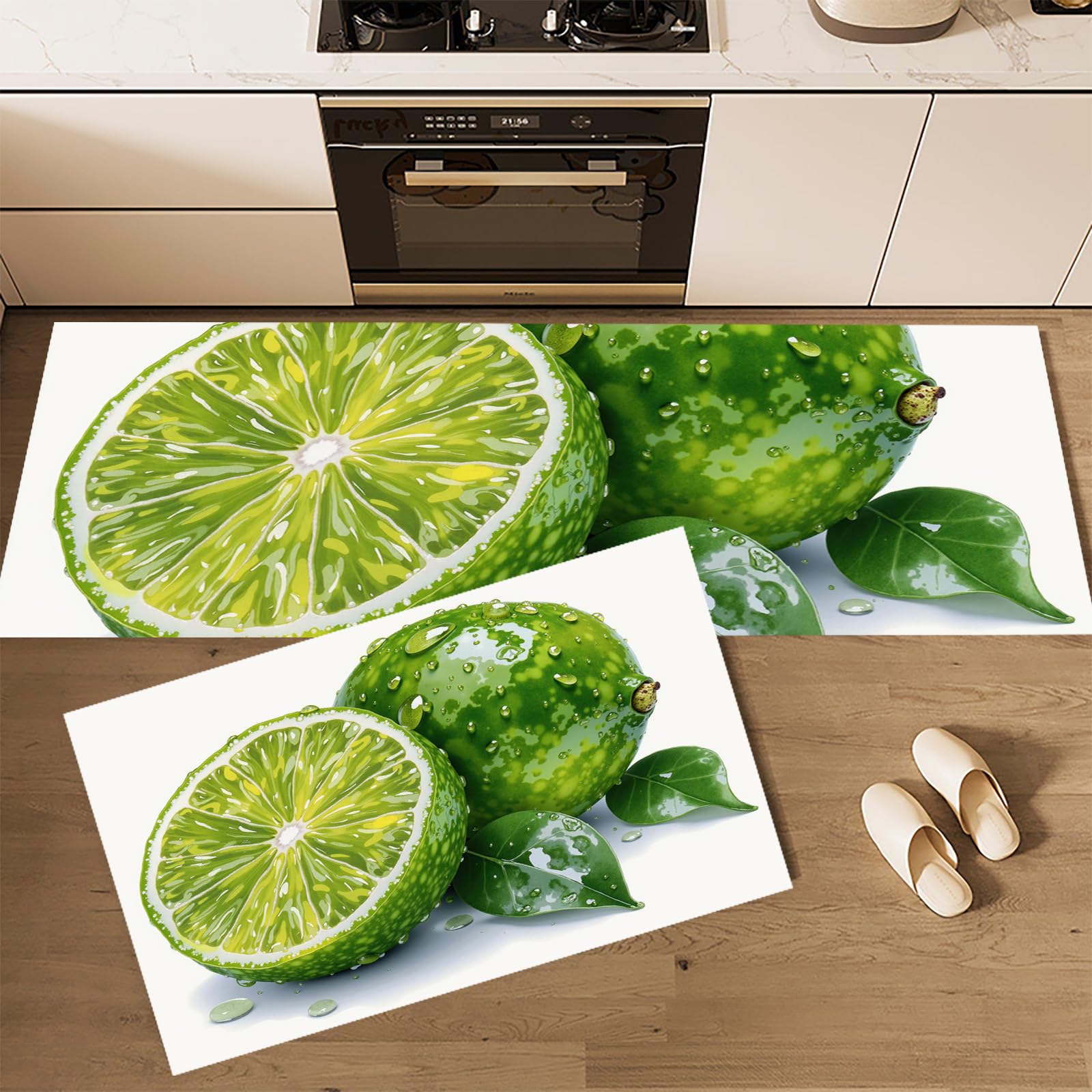 Tapis de cuisine antidérapants lavables pour couloir buanderie et entrée