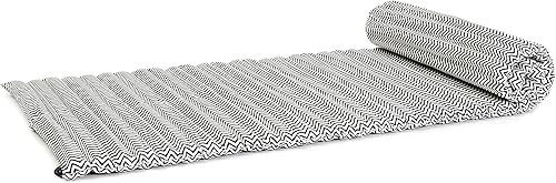 Miniatura 1 de Leewadee - Colchón plegable - Futón japonés enrollable -Alfombra de tatami triple pliegue - Cama de piso para invitados - Colchón de camping -
