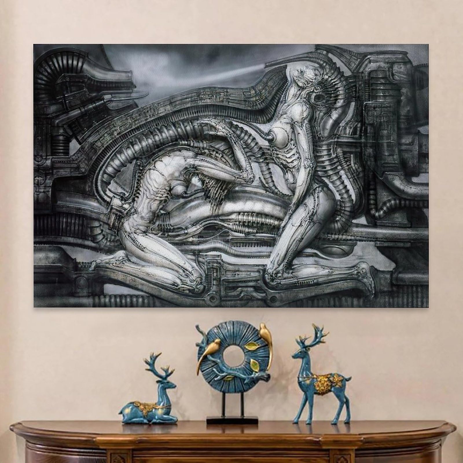 Amazon.com: Pósteres de arte de fantasía HR Giger, arte de pared