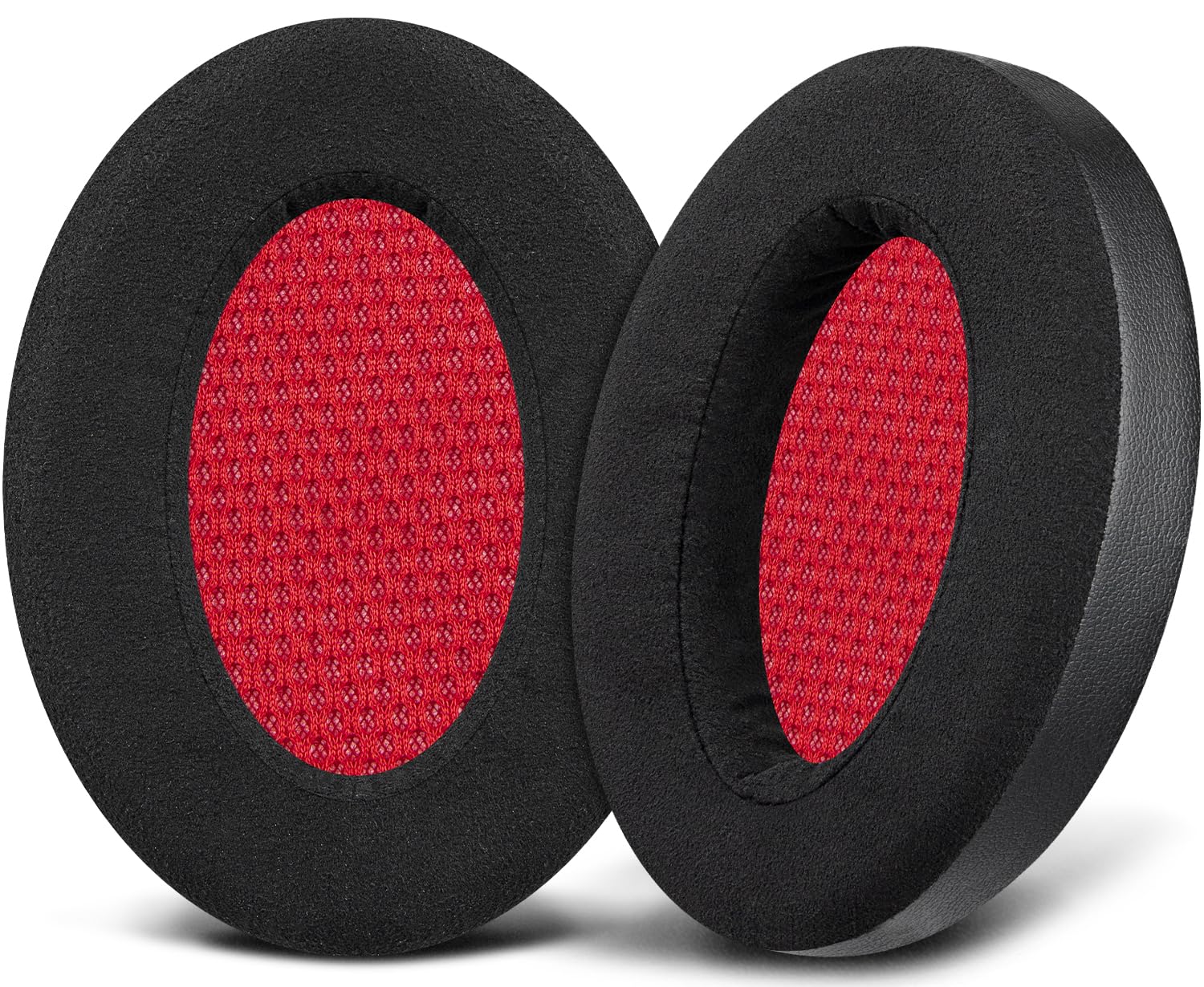 SOULWIT Professional Nano Cloth Replacement Earpads for T+A Solitaire P/Solitaire P-SE Headphones, Ear Pads Cushions with High-Density Foam - Solitaire P NC Black